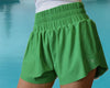 elastic waist shorts with bottom