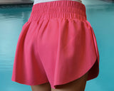 elastic waist shorts with bottom